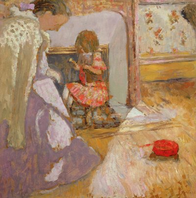 The Red Ball of Wool, c.1903-05 by Edouard Vuillard